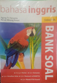 Image of BANK SOAL Bahasa Inggris SMA/MA