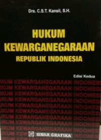 Image of HUKUM KEWARGANEGARAAN REPUBLIK INDONESIA Edisi Kedua