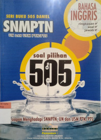 Image of Seri Buku 505 Daniel Bahasa inggris - SNMPTN UN dan USM PTN/PTS
