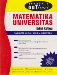Image of MATEMATIKA UNIVERSITAS, edisi ke 3