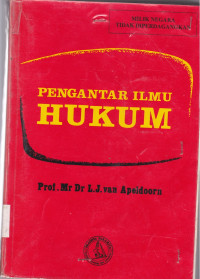Image of PENGANTAR ILMU HUKUM